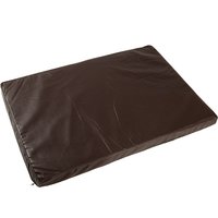 - L 100 x B 70 x H 6 cm - Hondenkussen Wellness Kunstleer Donkerbruin