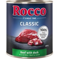 24x800g Rund met Eend Rocco Hondenvoer