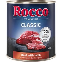 24x800g Rund met Lam Rocco Hondenvoer